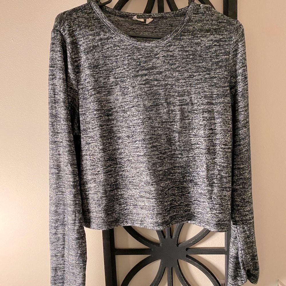 GAP Cozy Grey Cropped Sweater XL
